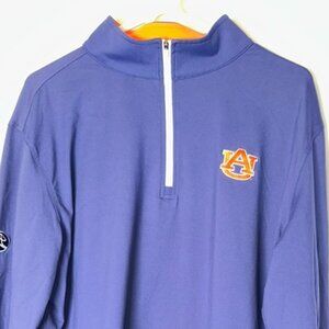 🔥🧡 Auburn Tigers Rhoback Q-Zip Pullover - XXL 💙🐅